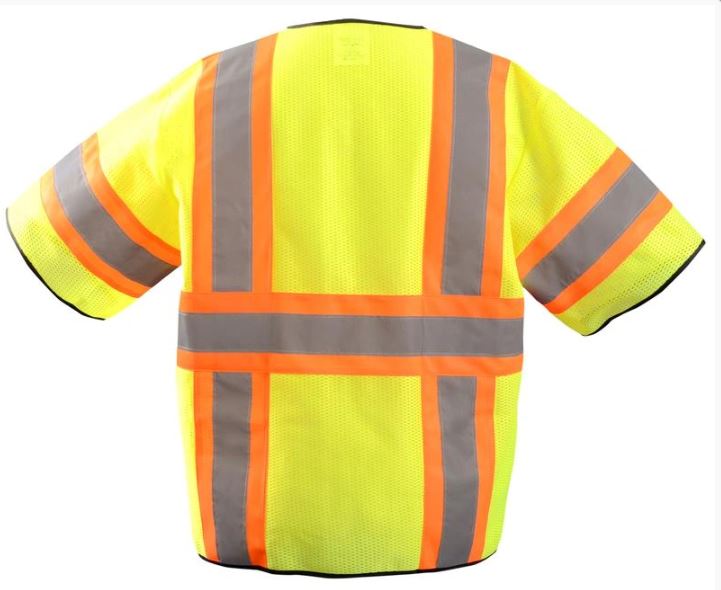 Picture of Occunomix ECO-GCZ32T MESH TWO-TONE VEST w/ZIPPER
