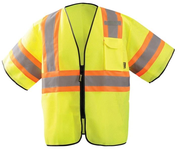Picture of Occunomix ECO-GCZ32T MESH TWO-TONE VEST w/ZIPPER