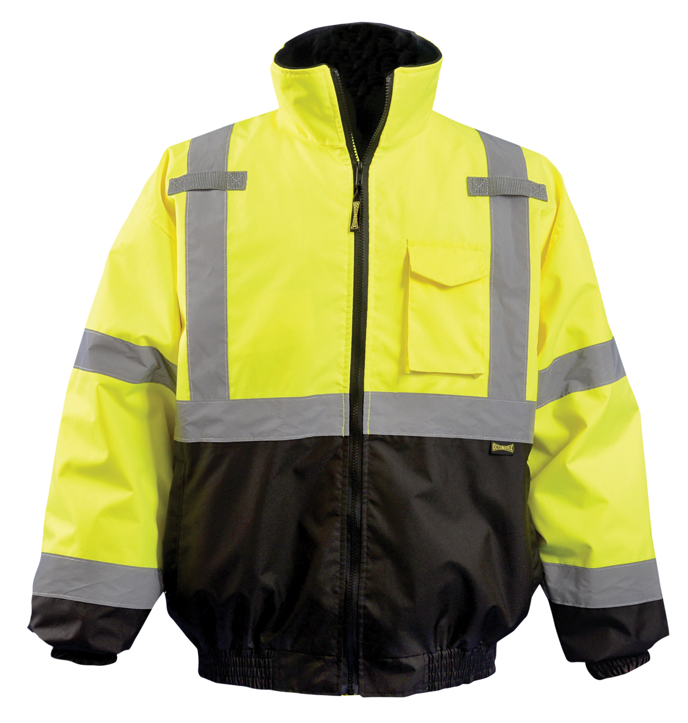 Picture of Occunomix LUX-350-JB 2-IN-1 BLACK BOTTOM QUILTED BOMBER JACKET