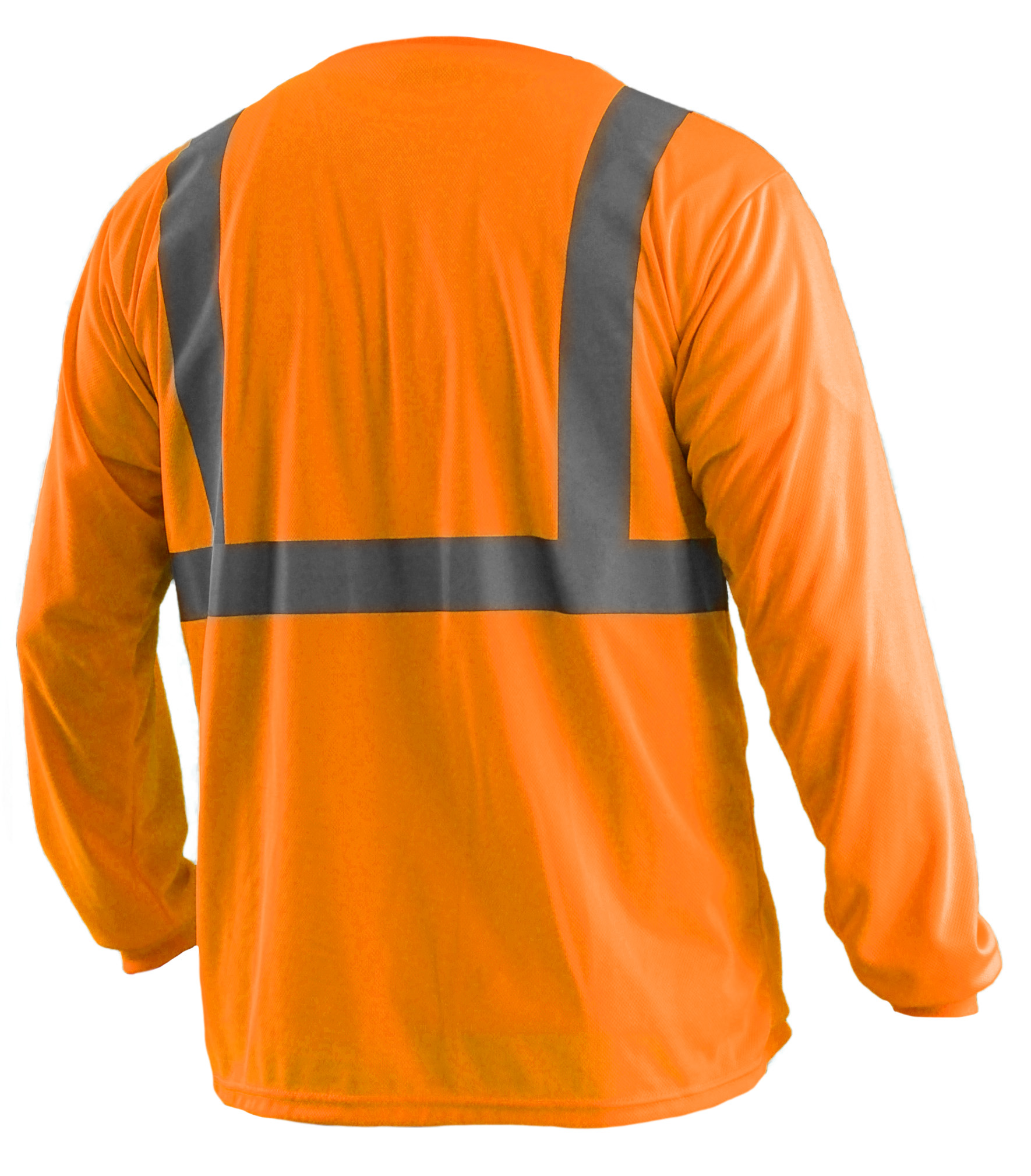 Picture of Occunomix LUX-LSET2B LONG SLEEVE WICKING BIRDSEYE T-SHIRT