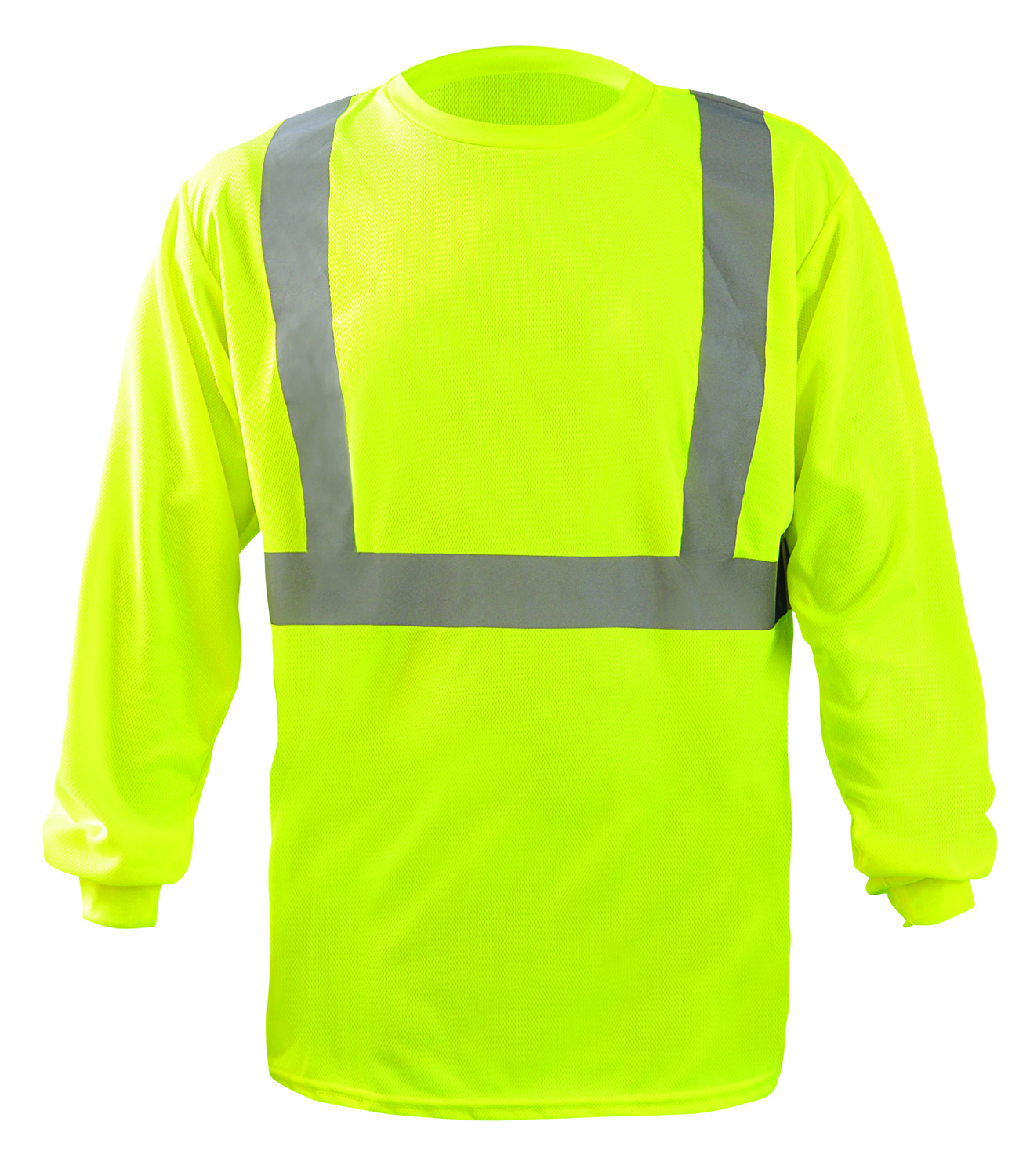 Picture of Occunomix LUX-LST2BX LONG SLEEVE WICKING BIRDSEYE X-BACK T-SHIRT