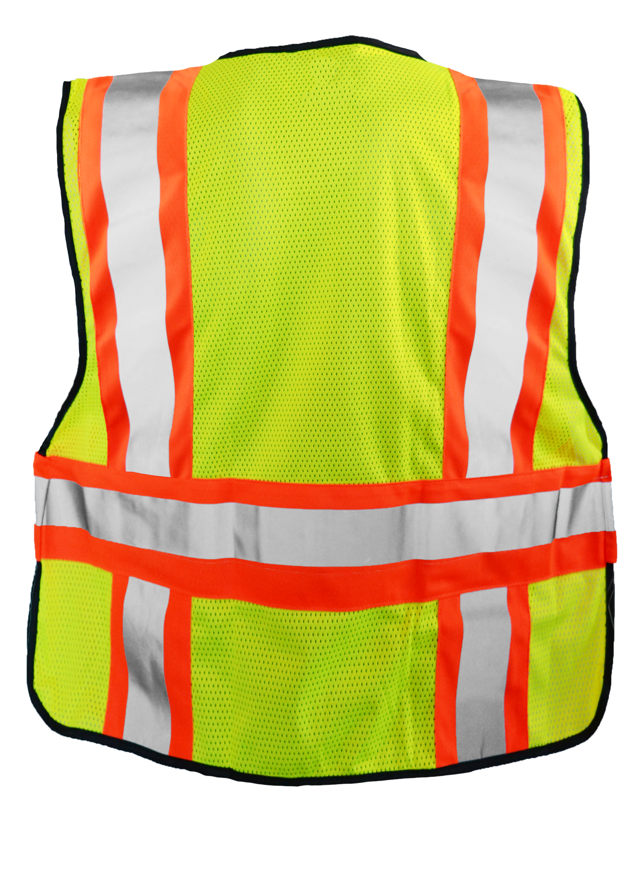 Picture of Occunomix LUX-SC2TZ SOLID TWO-TONE EXPANDABLE VEST w/ZIPPER