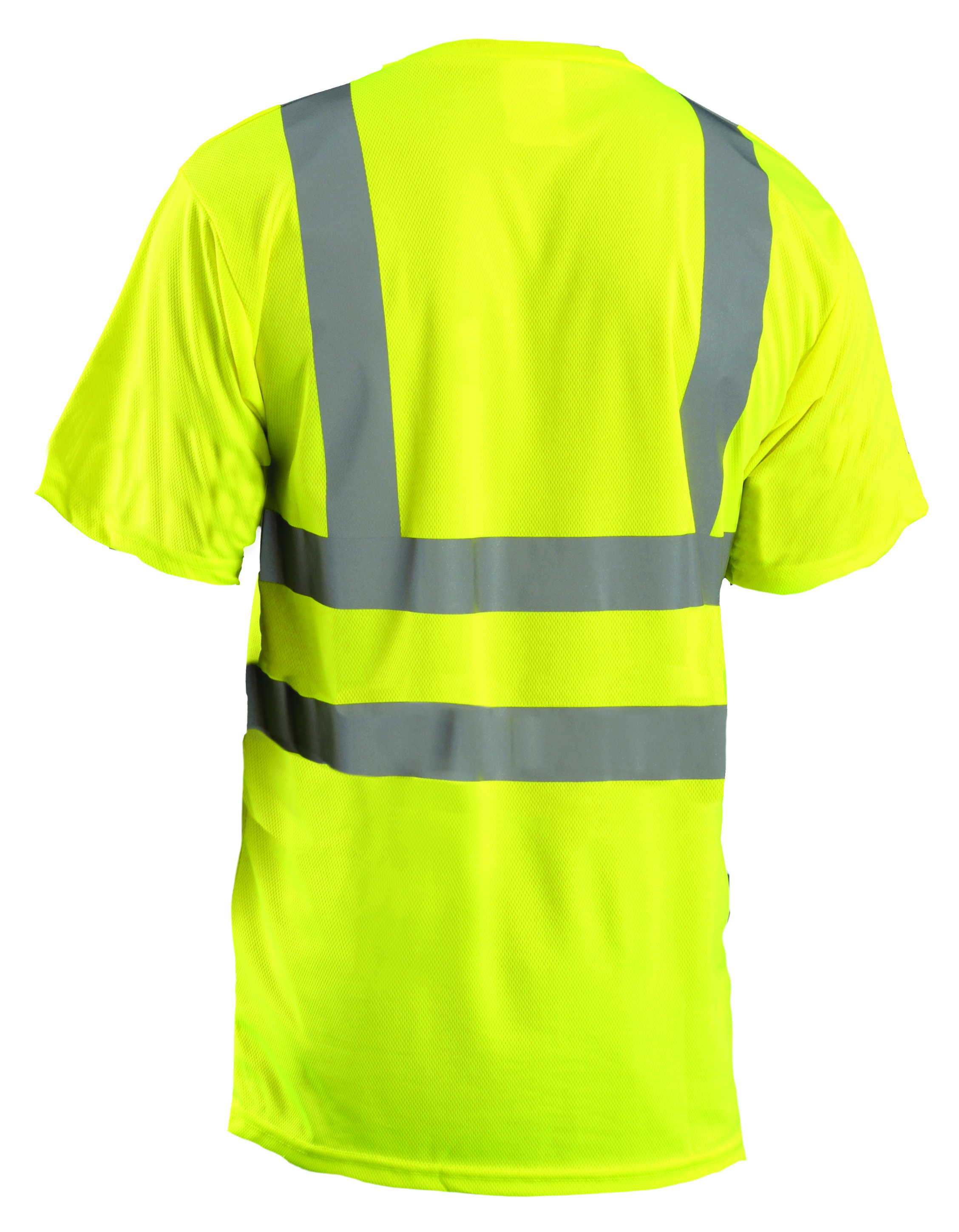 Picture of Occunomix LUX-SSETP3 SHORT SLEEVE DUAL STRIPE WICKING T-SHIRT w/POCKET