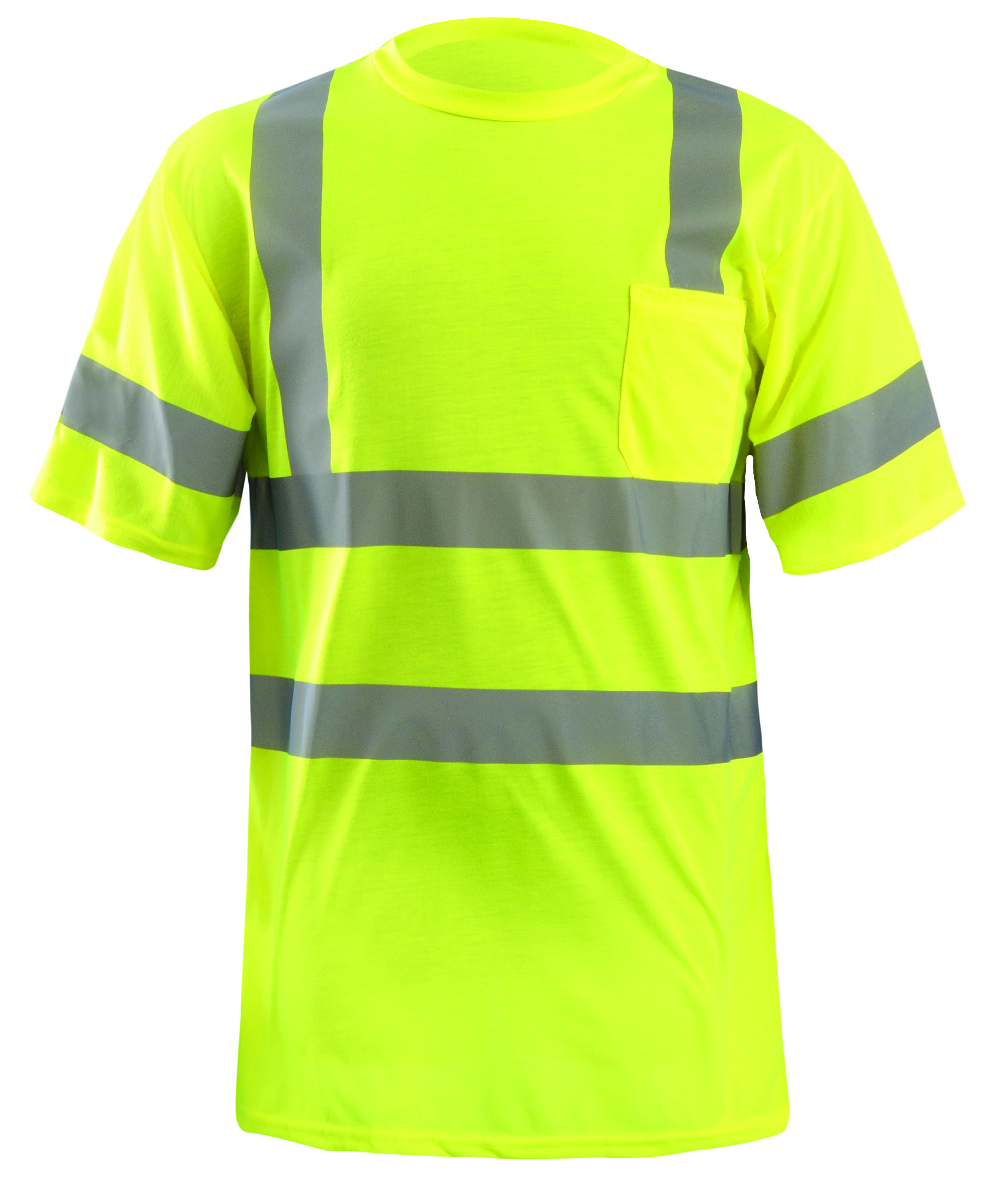 Picture of Occunomix LUX-SSETP3 SHORT SLEEVE DUAL STRIPE WICKING T-SHIRT w/POCKET
