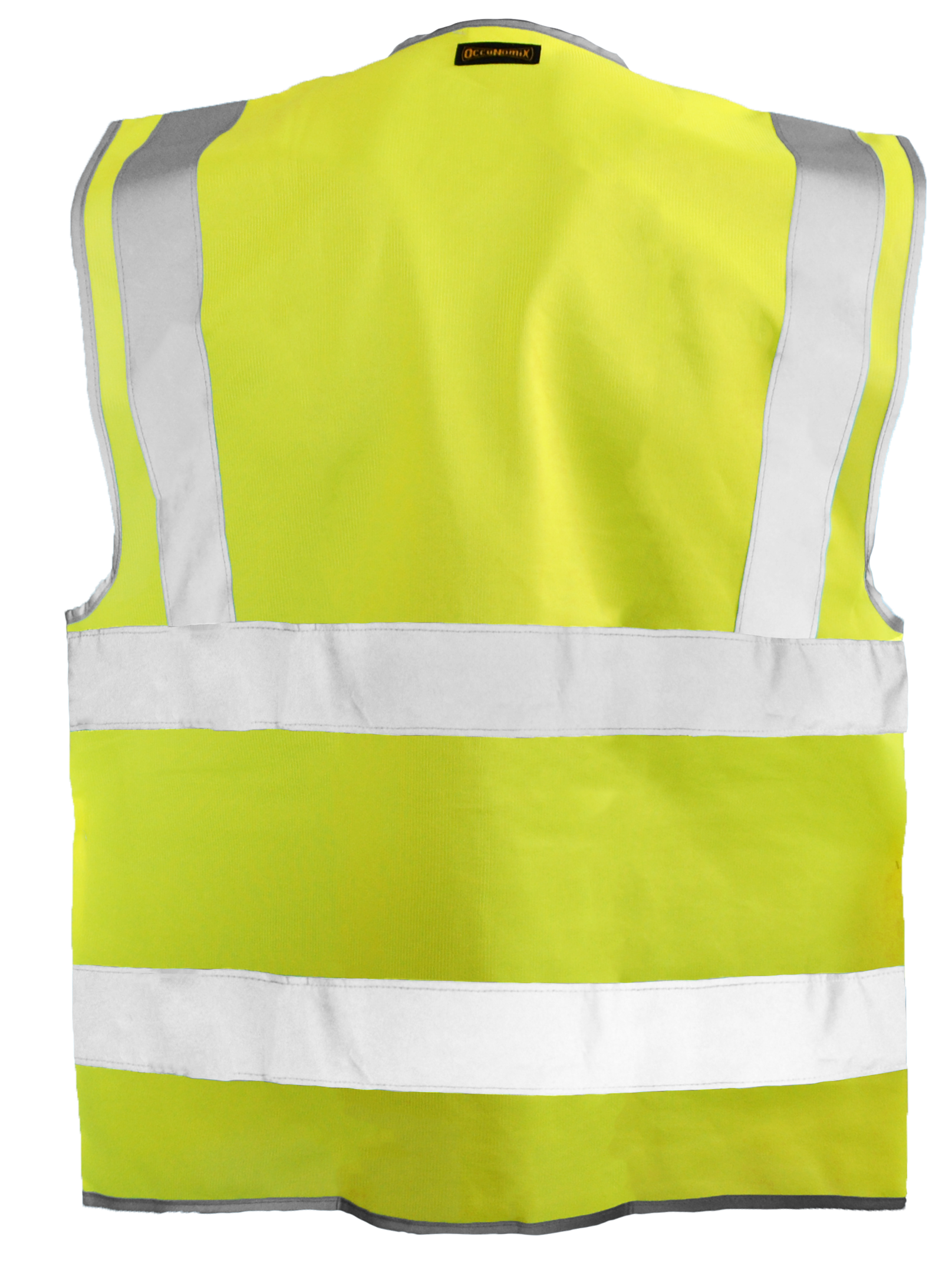 Picture of Occunomix LUX-SSFULLZ SOLID DUAL STRIPE VEST w/ZIPPER