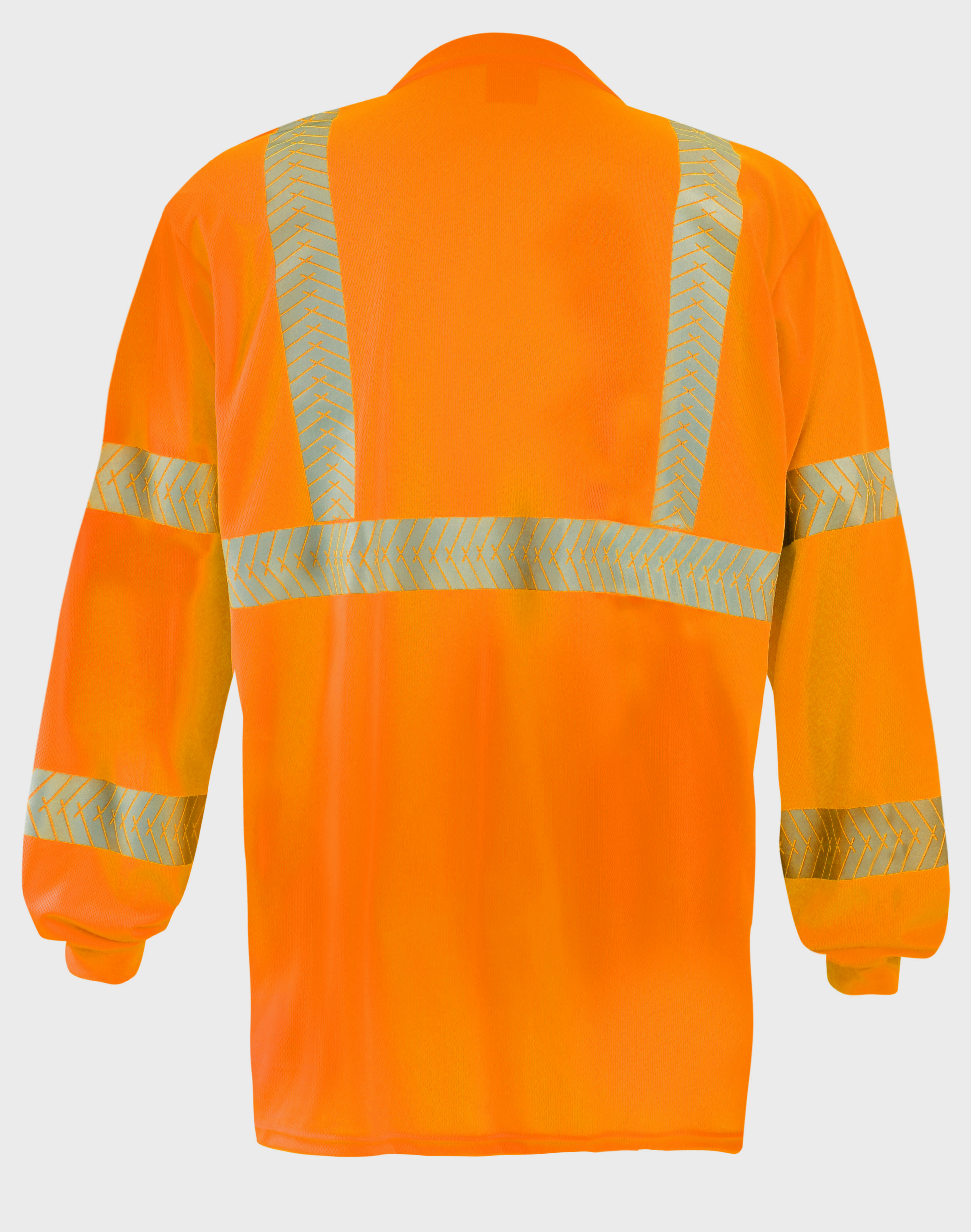 Picture of Occunomix LUX-TLSP3B LONG SLEEVE OCX™ PATENTED SEGMENTED TAPE T-SHIRT w-POCKET