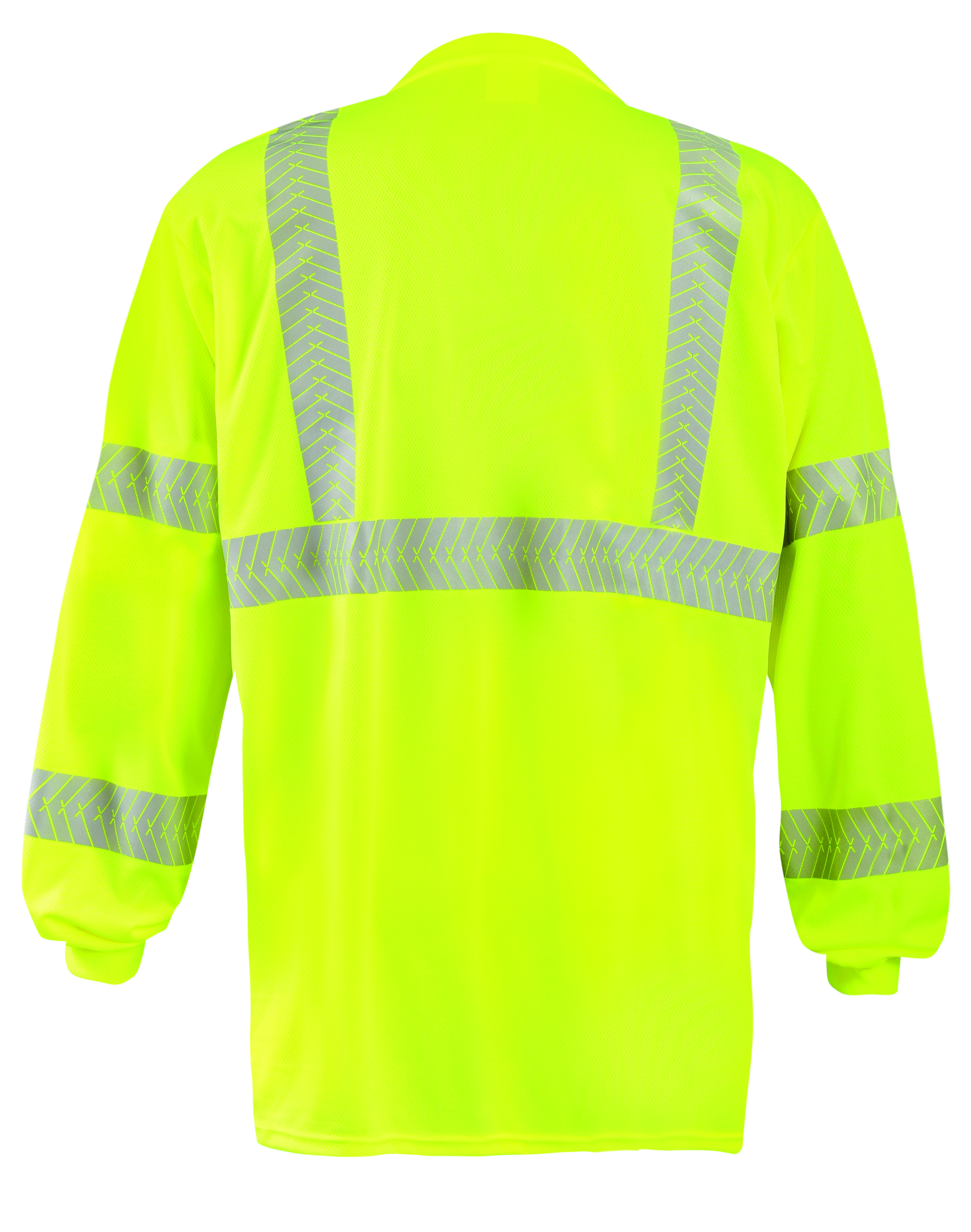 Picture of Occunomix LUX-TLSP3B LONG SLEEVE OCX™ PATENTED SEGMENTED TAPE T-SHIRT w-POCKET