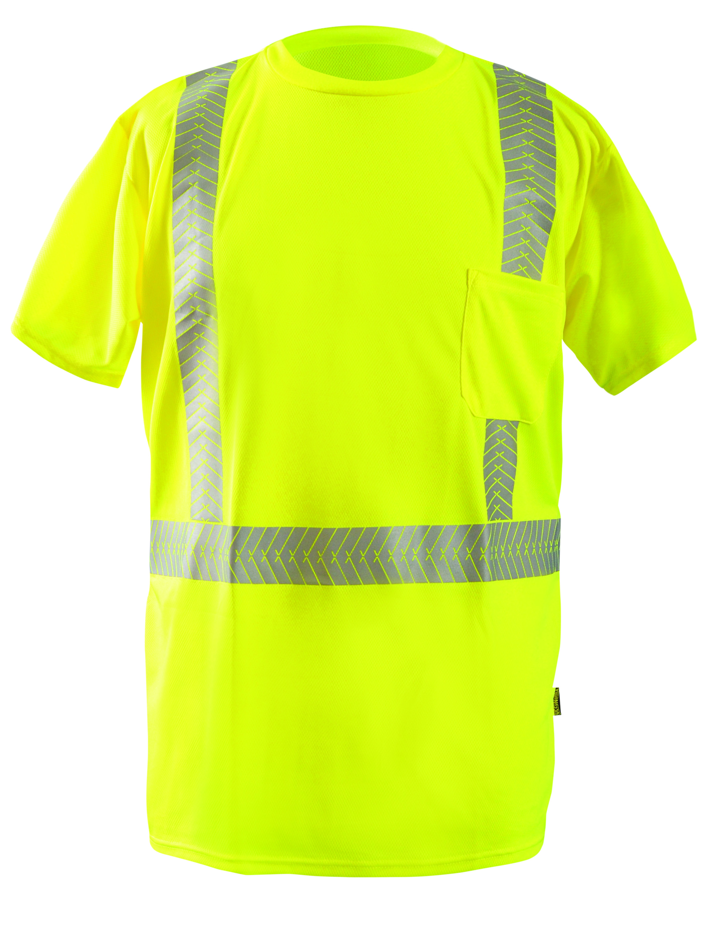 Picture of Occunomix LUX-TSSP2B SHORT SLEEVE OCX™ PATENTED SEGMENTED TAPE T-SHIRT w/POCKET