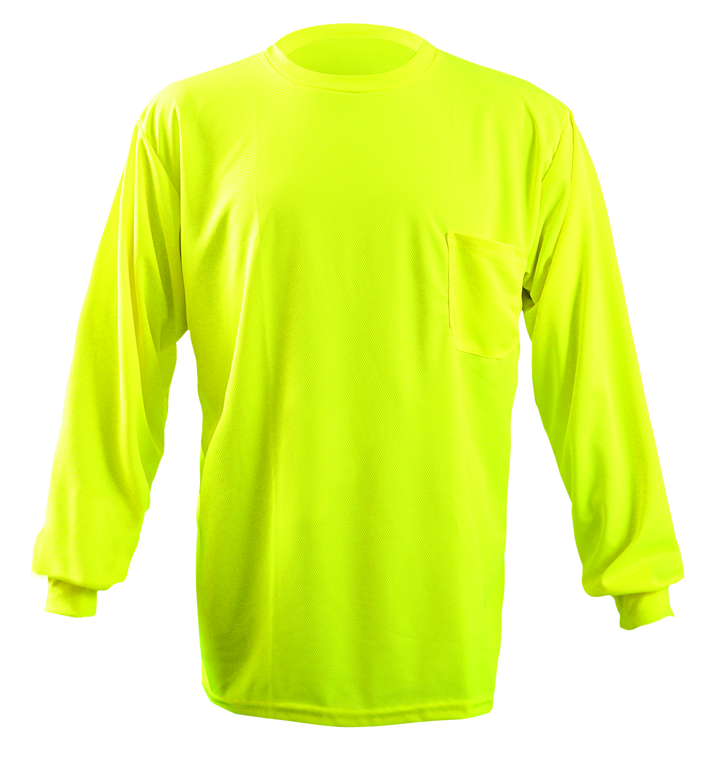 Picture of Occunomix LUX-XLSPB NON-ANSI LONG SLEEVE WICKING BIRDSEYE T-SHIRT w/POCKET