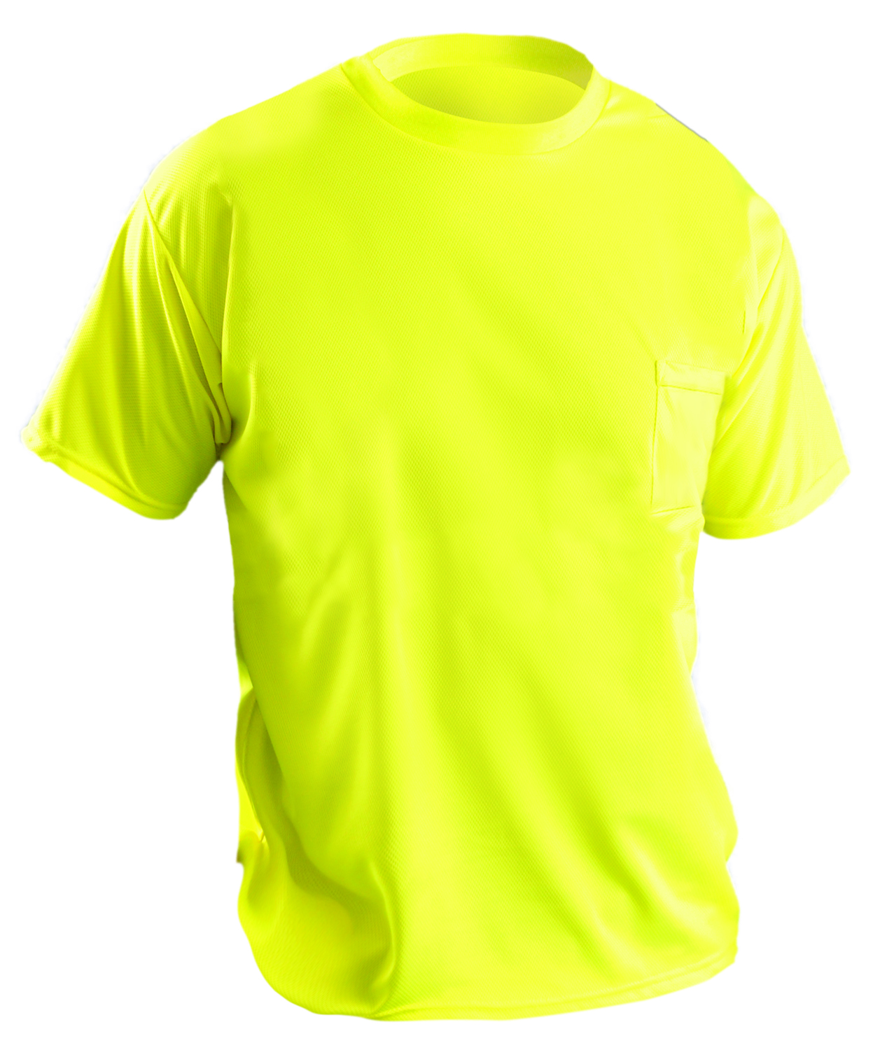 Picture of Occunomix LUX-XSSPB NON-ANSI SHORT SLEEVE WICKING BIRDSEYE T-SHIRT w/POCKET