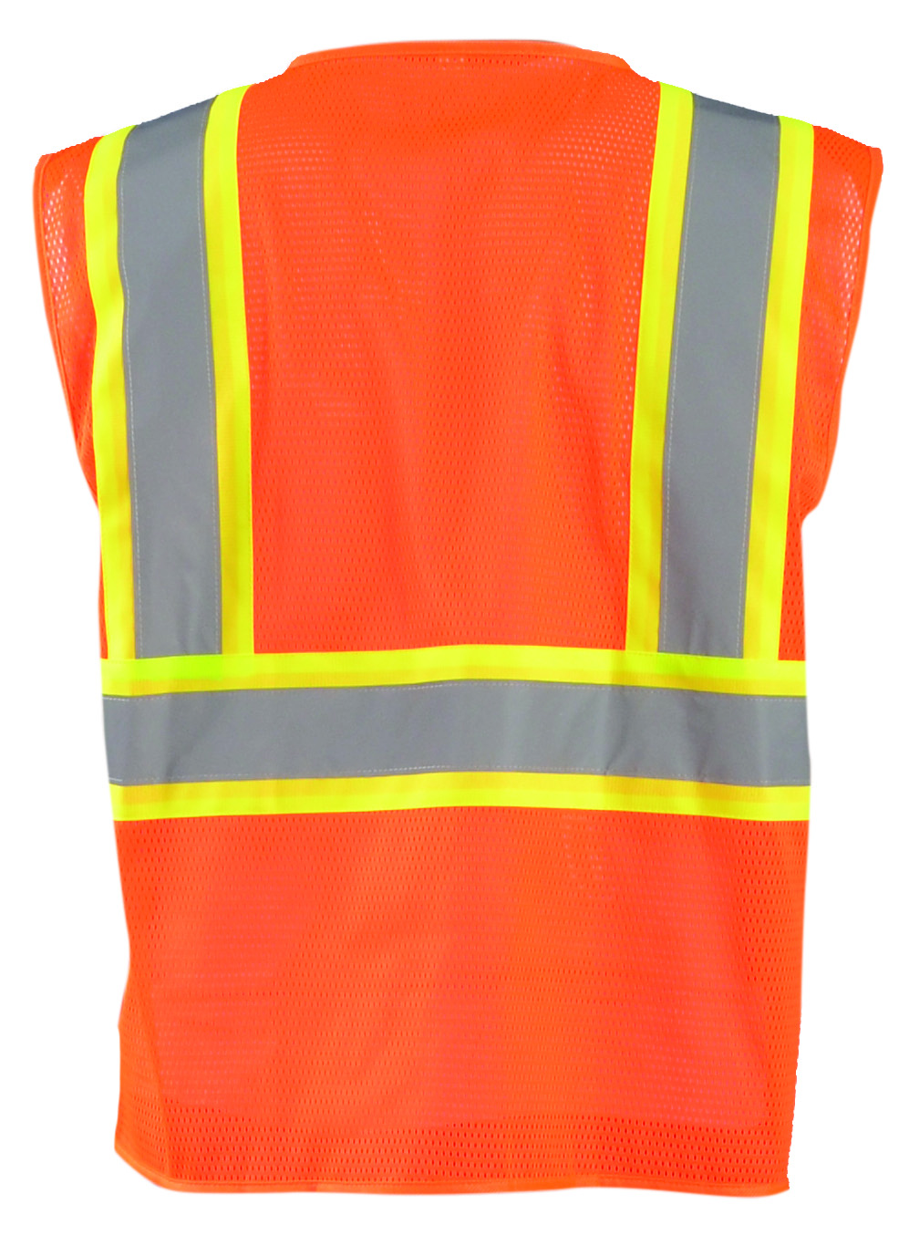 Picture of Occunomix TSE-IM2TZ MESH SELF-EXTINGUISHING TWO-TONE VEST w/QUICK RELEASE ZIPPER