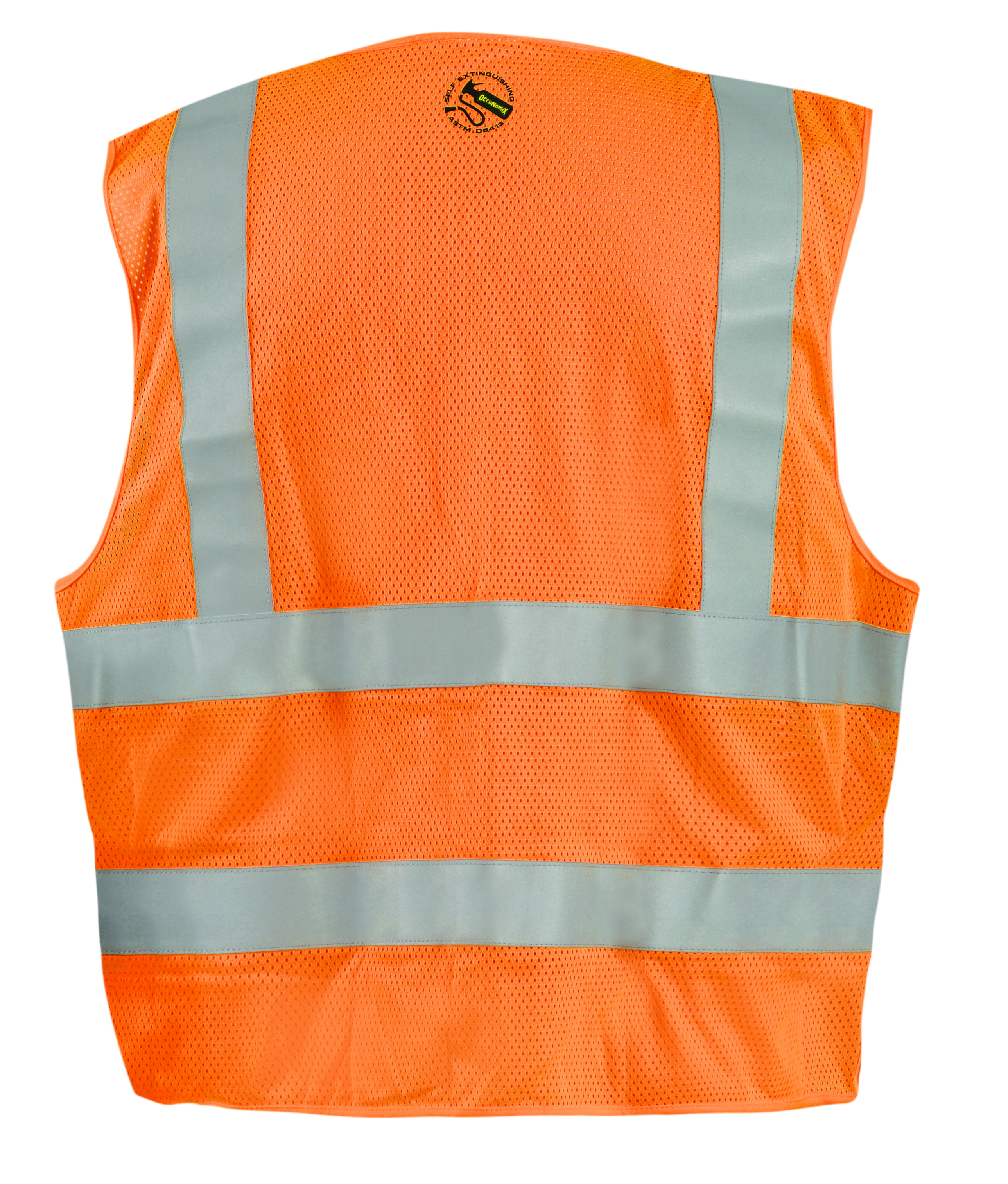 Picture of Occunomix TSE-IMBZ MESH SELF-EXTINGUISHING BREAKAWAY VEST w/QUICK RELEASE ZIPPER