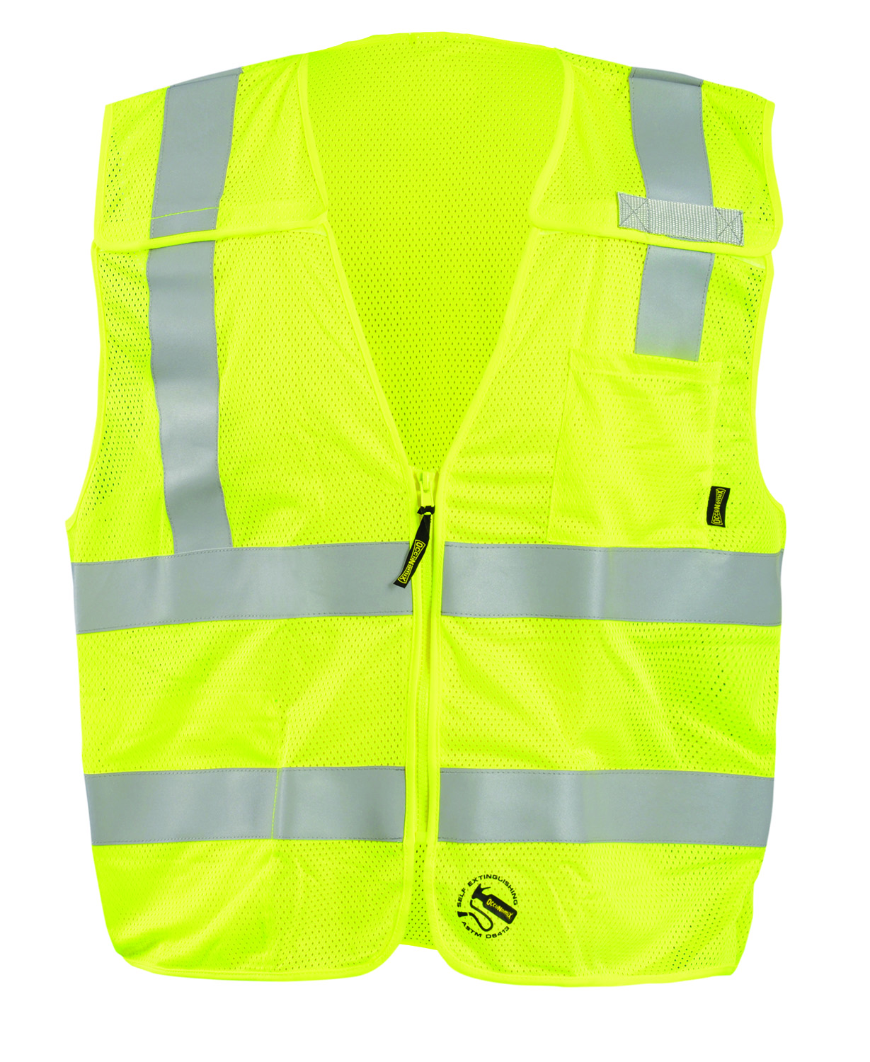 Picture of Occunomix TSE-IMBZ MESH SELF-EXTINGUISHING BREAKAWAY VEST w/QUICK RELEASE ZIPPER
