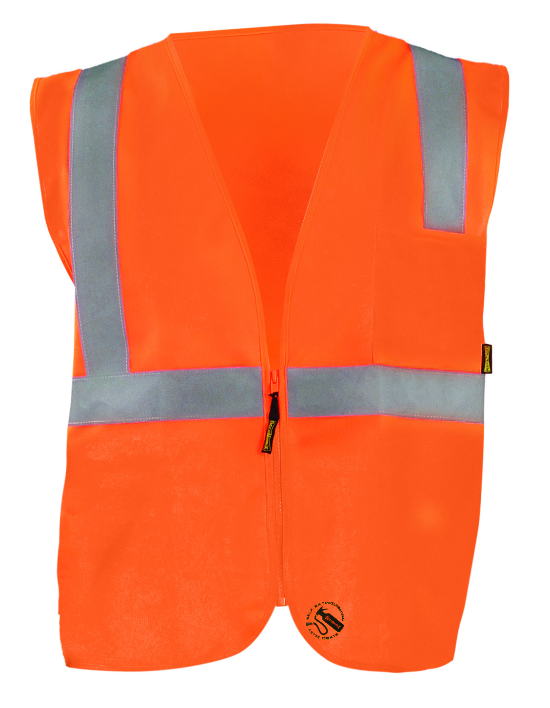 Picture of Occunomix TSE-ISZ SOLID SELF-EXTINGUISHING VEST w/QUICK RELEASE ZIPPER