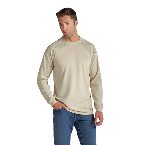 Picture of Ariat 10012254 FR WORK CREW LS