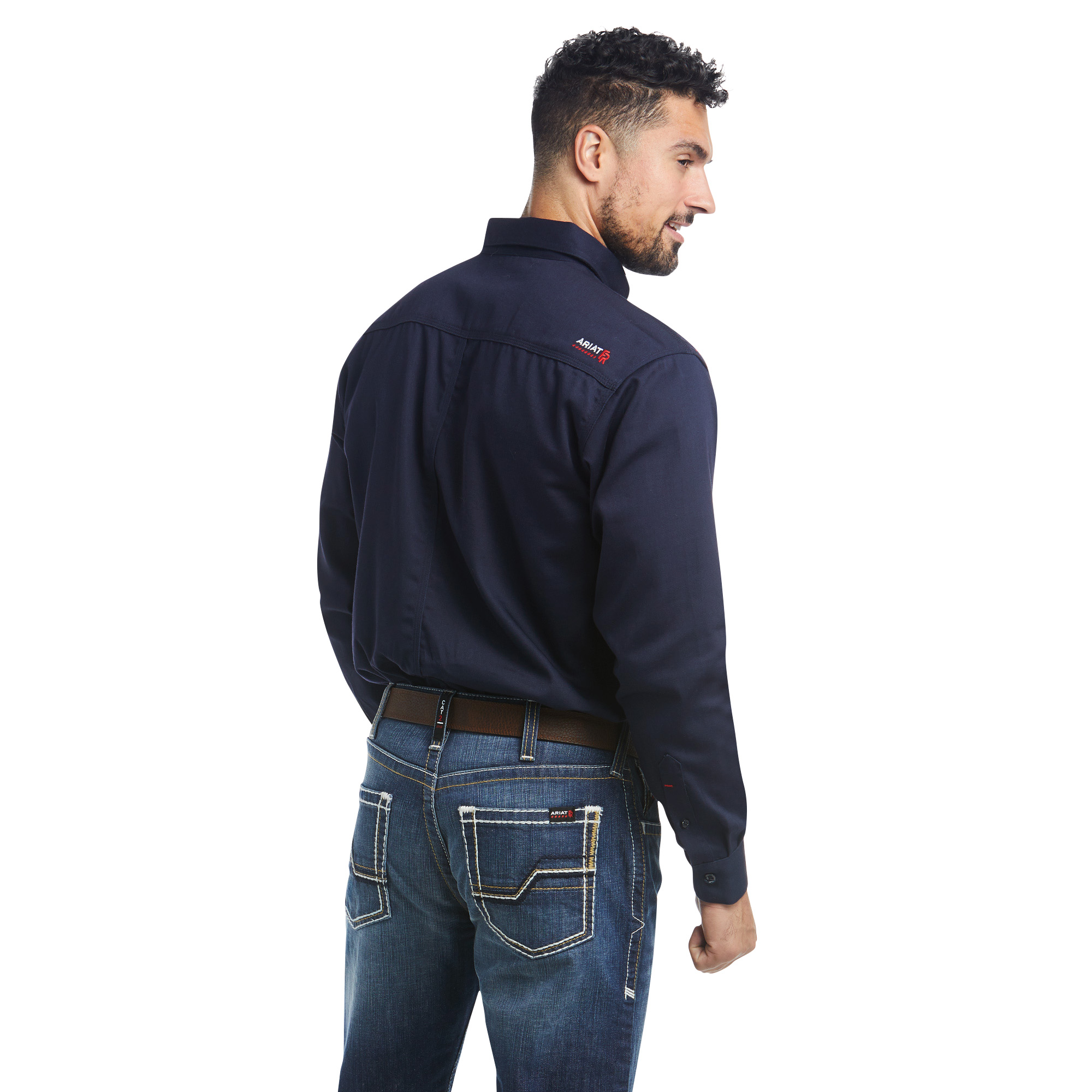 Picture of Ariat 10018816 FR SOLID LS WRK SHRT