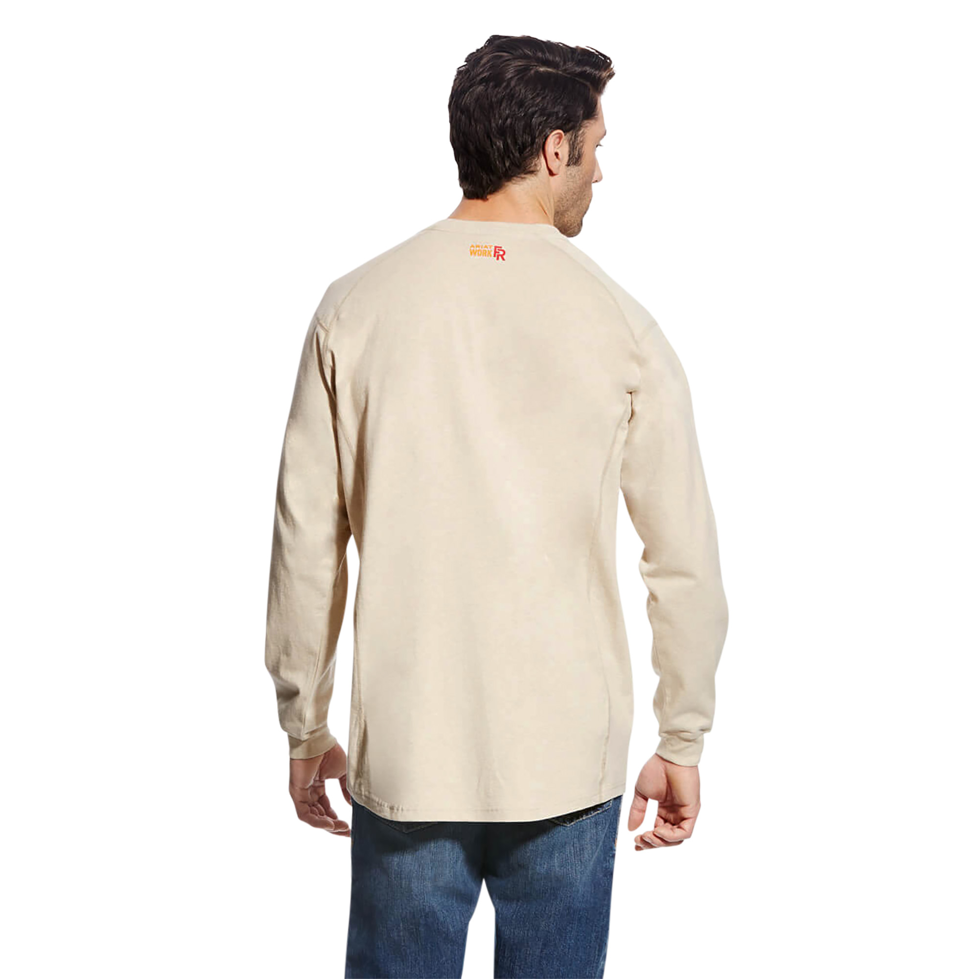 Picture of Ariat 10022598 FR AIR HENLEY LS TOP