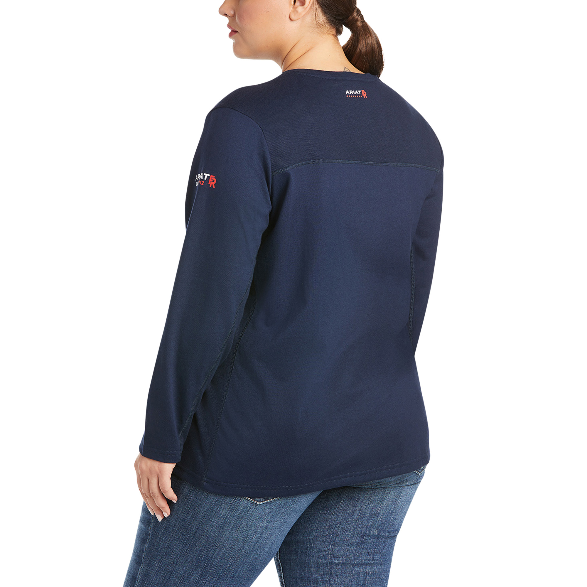 Picture of Ariat 10022698 FR AC CREW LS TOP