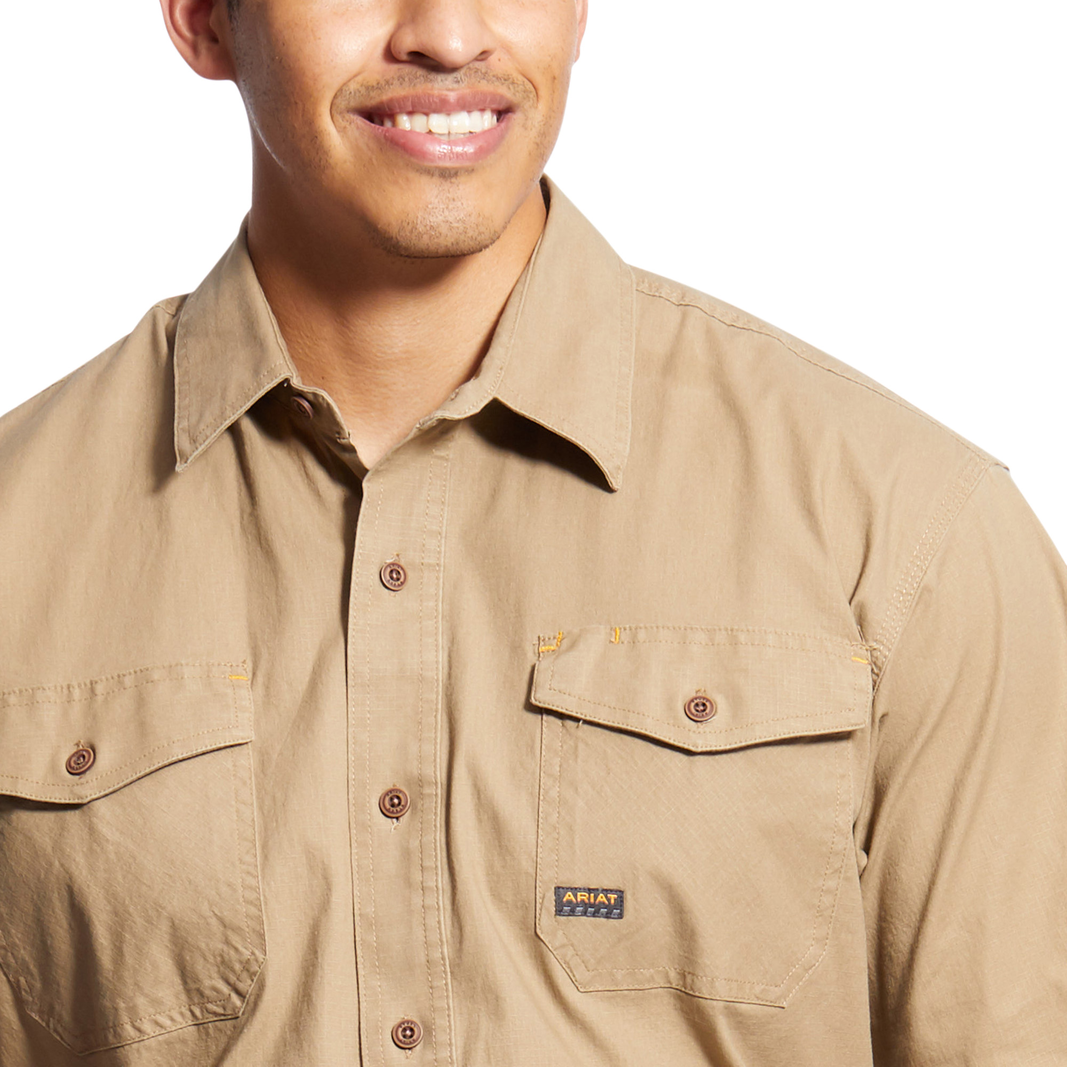 Picture of Ariat 10025391 REBAR MADE TOUGH DURASTR SS WRK SHRT