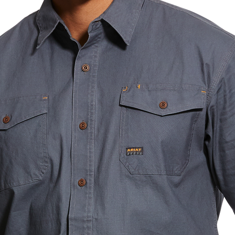 Picture of Ariat 10025392 REBAR MADE TOUGH DURASTR SS WRK SHRT