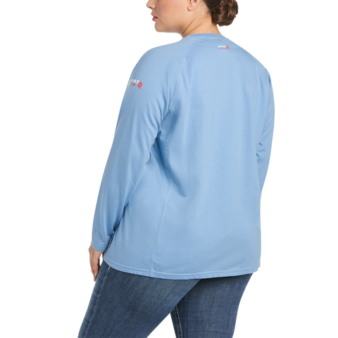 Picture of Ariat 10031021 FR AIR CREW LS T-SHRT