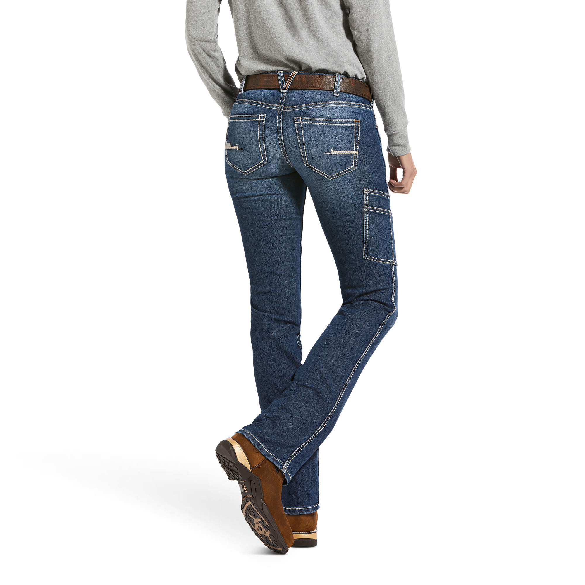 Picture of Ariat 10032464 REBAR DURASTR RIVETER STKBL STRAIGHT JEAN