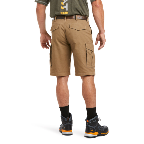 Picture of Ariat 10034680 REBAR  DURASTR MADE TOUGH CARGO SHORT