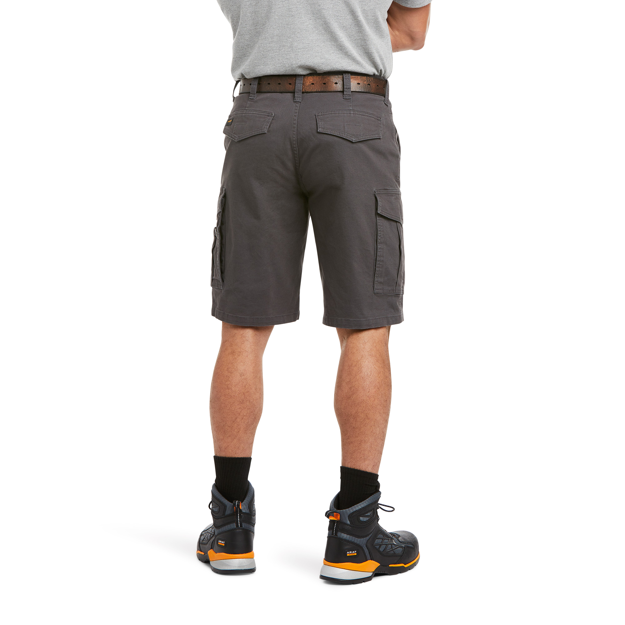 Picture of Ariat 10034681 REBAR  DURASTR MADE TOUGH CARGO SHORT