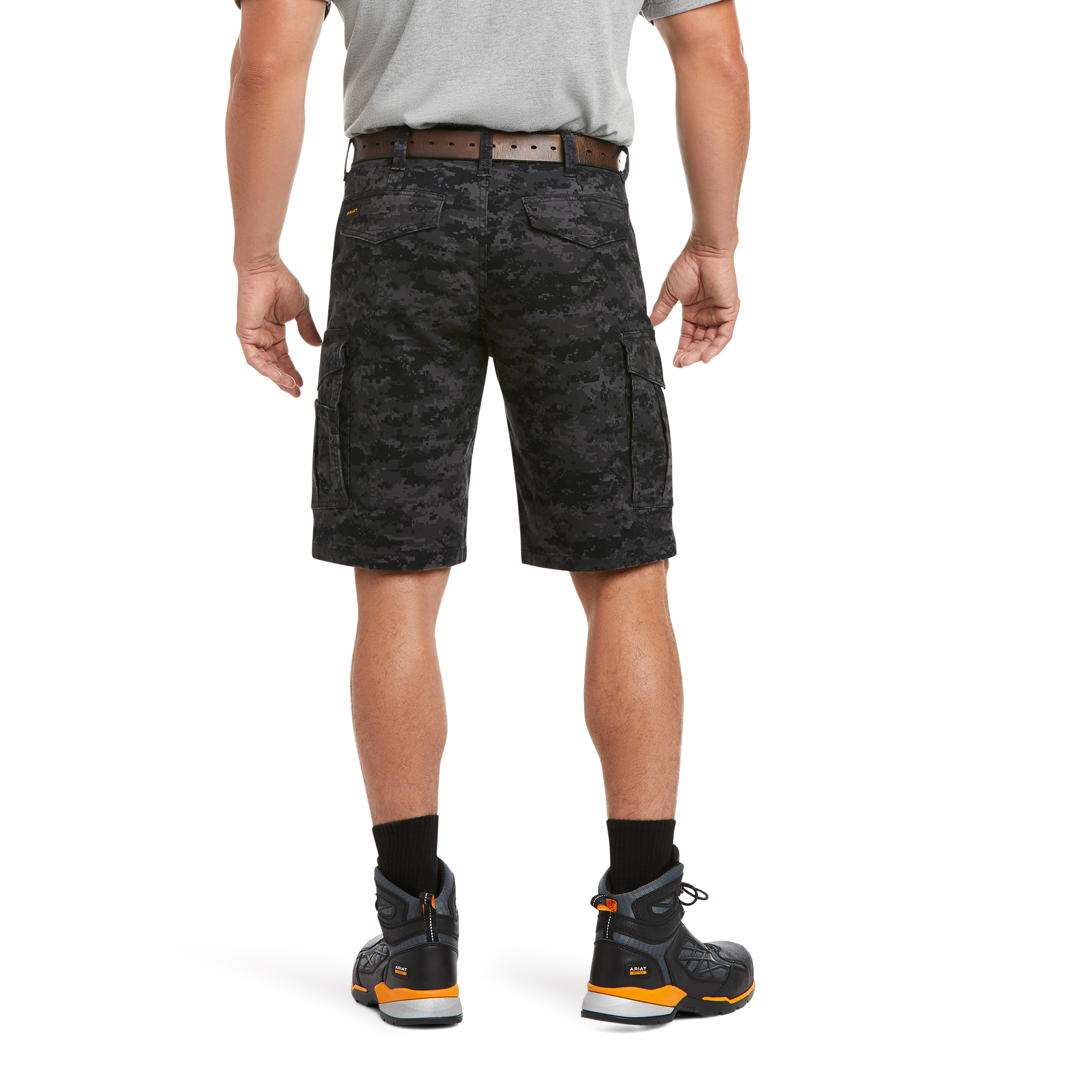 Picture of Ariat 10034682 REBAR  DURASTR MADE TOUGH CARGO SHORT