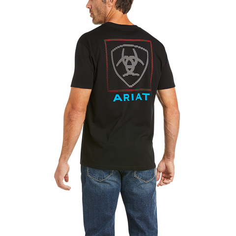 Picture of Ariat 10036563 ARIAT LINEAR SS T-SHRT