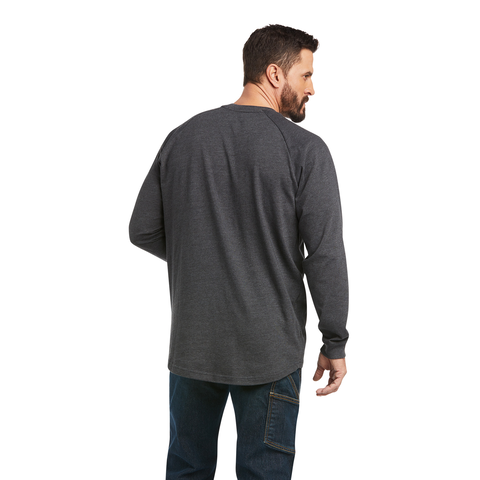 Picture of Ariat 10037642 REBAR COTTON STRONG GRAPHIC LS T-SHRT