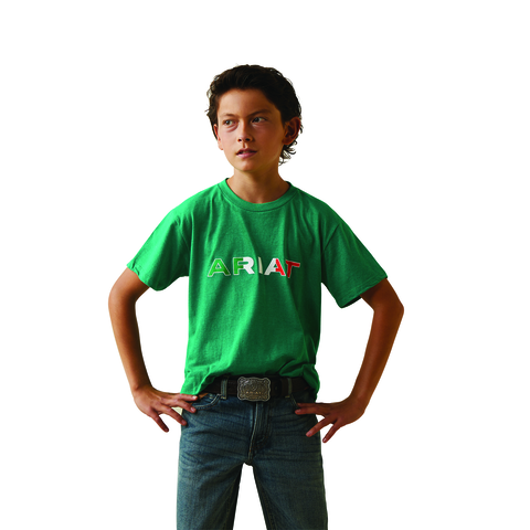Picture of Ariat 10043064 ARIAT VIVA MEXICO INDEPENDENT SMU SS T-SHRT