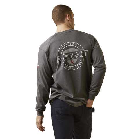 Picture of Ariat 10046660 FR AIR TRUE GRIT LS TSHRT