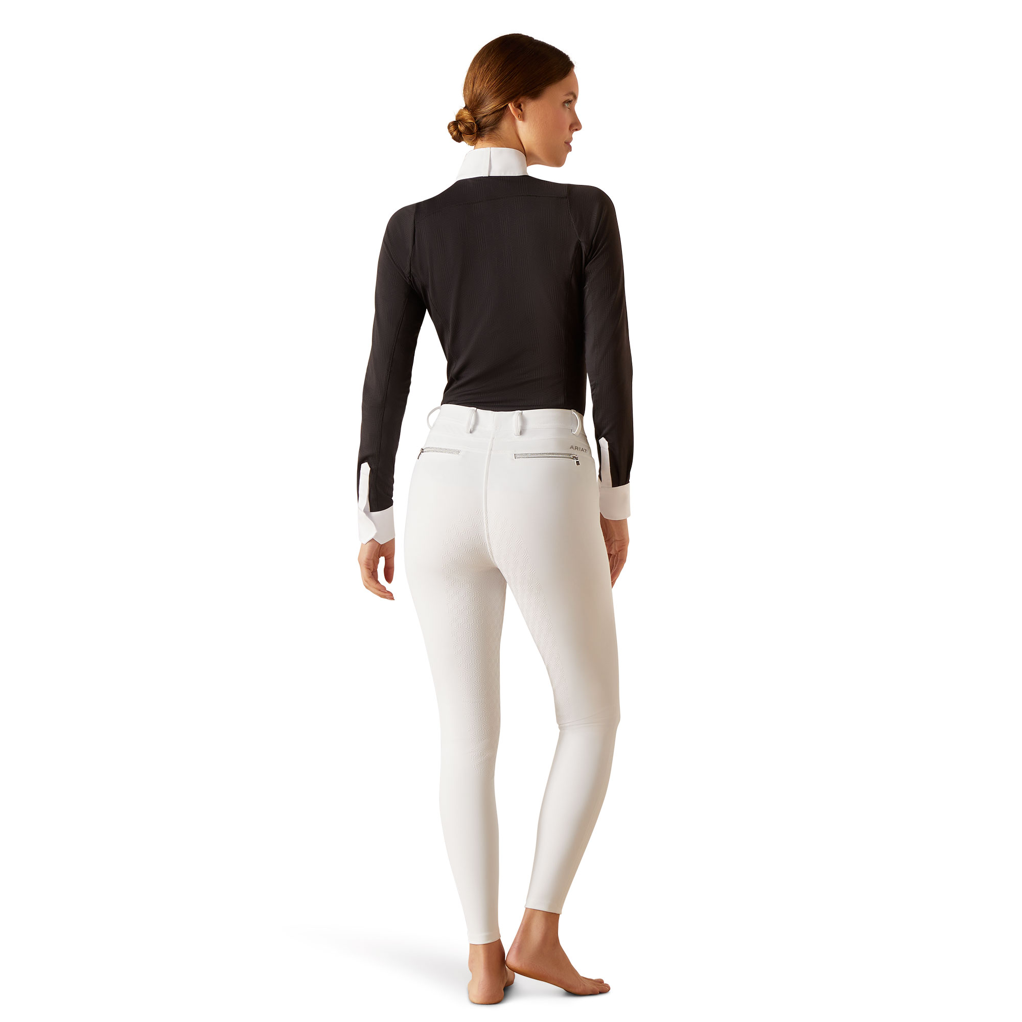 Picture of Ariat 10048690 Tri Factor Pull-On Full Seat Breech