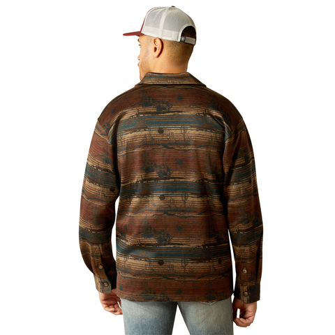 Picture of Ariat 10052734 CALDWELL PRINTED SHRT JKT