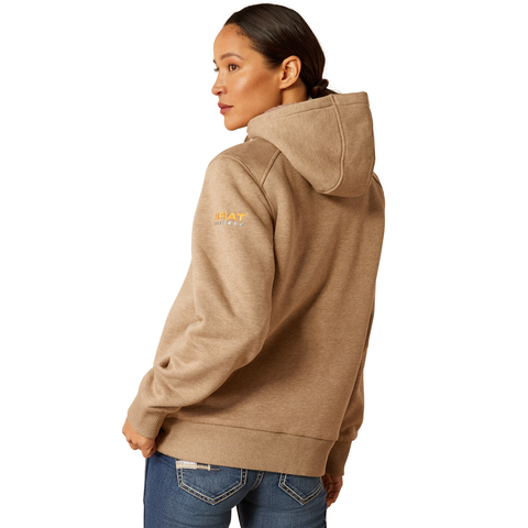 Picture of Ariat 10053065 REBAR ALL-WEATHER SHERPA FUL ZP HOOD