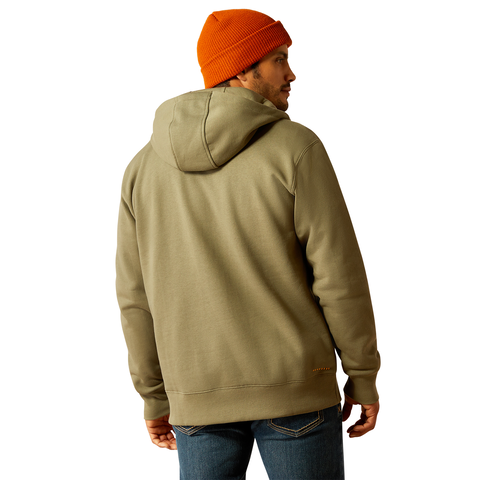 Picture of Ariat 10053409 REBAR WORKMAN 1/4 ZIP HOOD