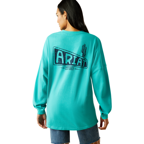 Picture of Ariat 10054490 Canvas Oversized T-Shirt