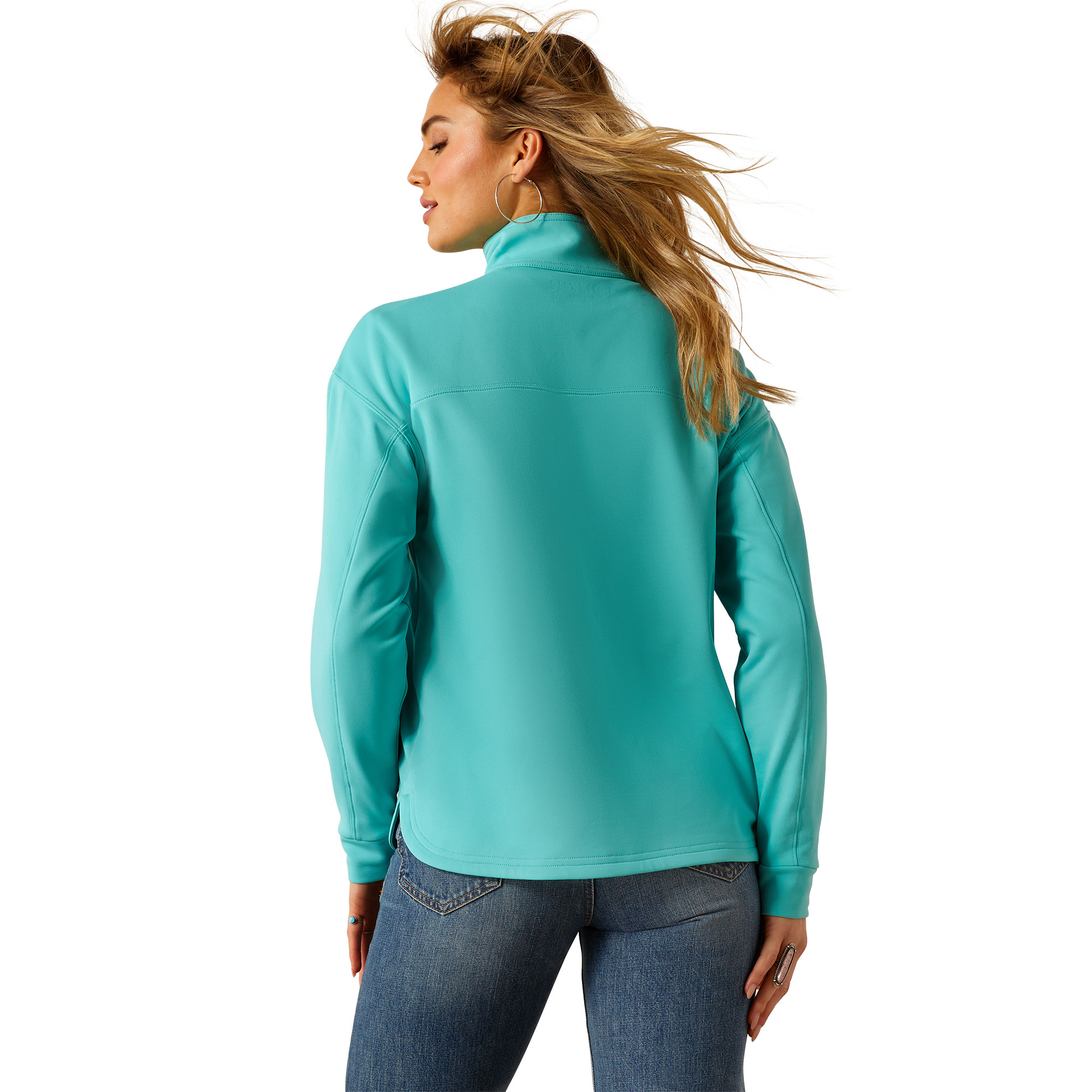 Picture of Ariat 10054497 Breeze Logo 1/2 Zip Sweatshirt