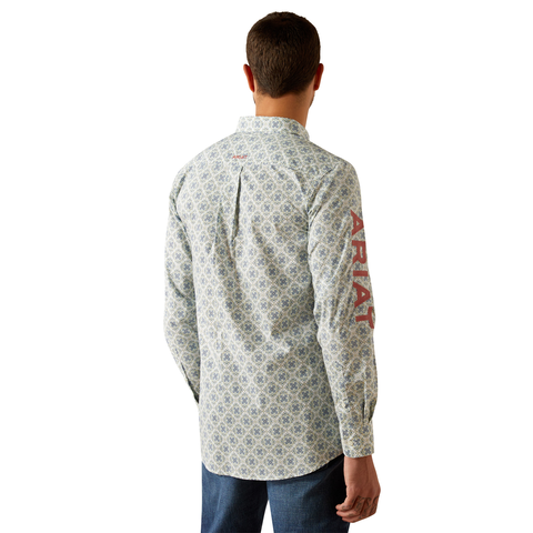 Picture of Ariat 10054729 Team Prestley  Fitted Shirt