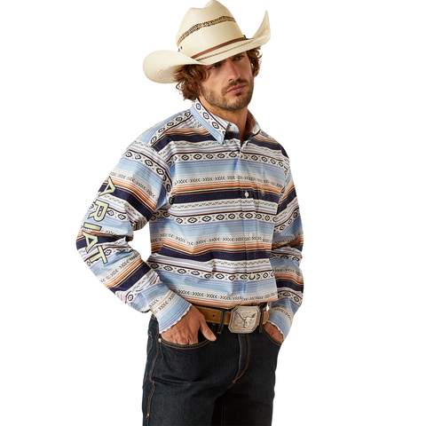 Picture of Ariat 10054747 Team Deacon  Classic Fit Shirt
