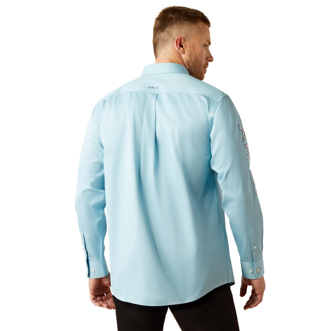 Picture of Ariat 10055235 Team Logo Twill Classic Fit Shirt
