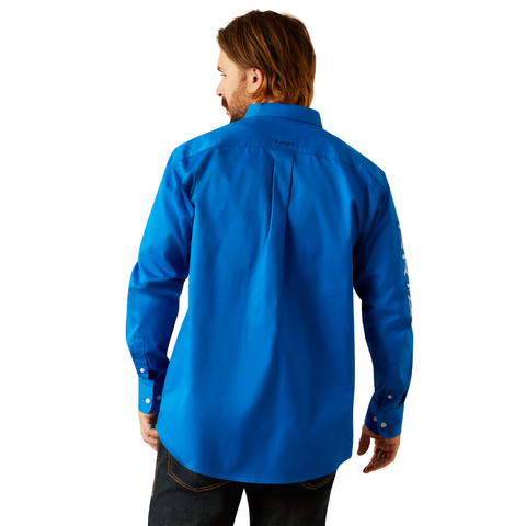 Picture of Ariat 10055237 Team Logo Twill Classic Fit Shirt