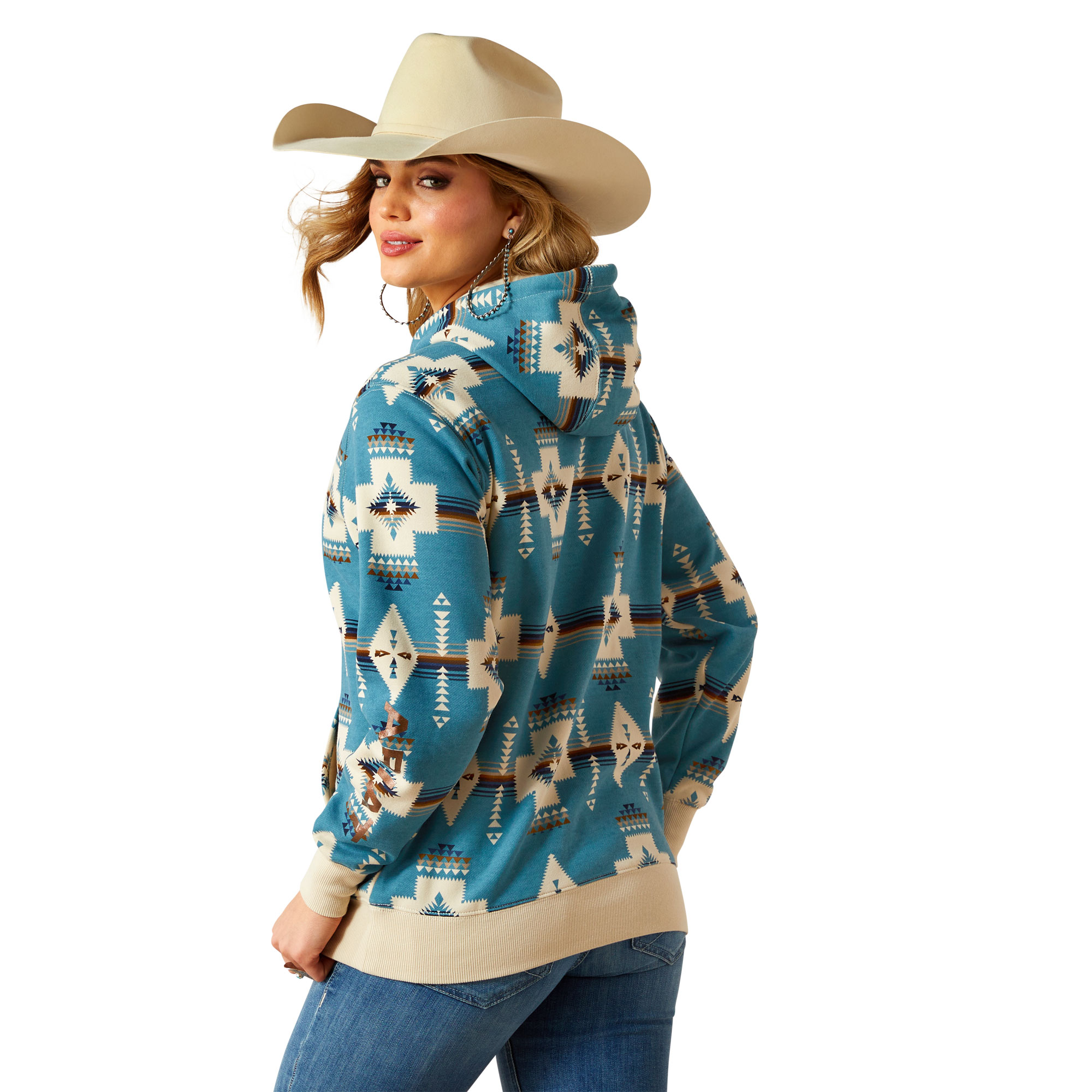 Picture of Ariat 10062292 Ariat Logo 2.0 Printed Hoodie