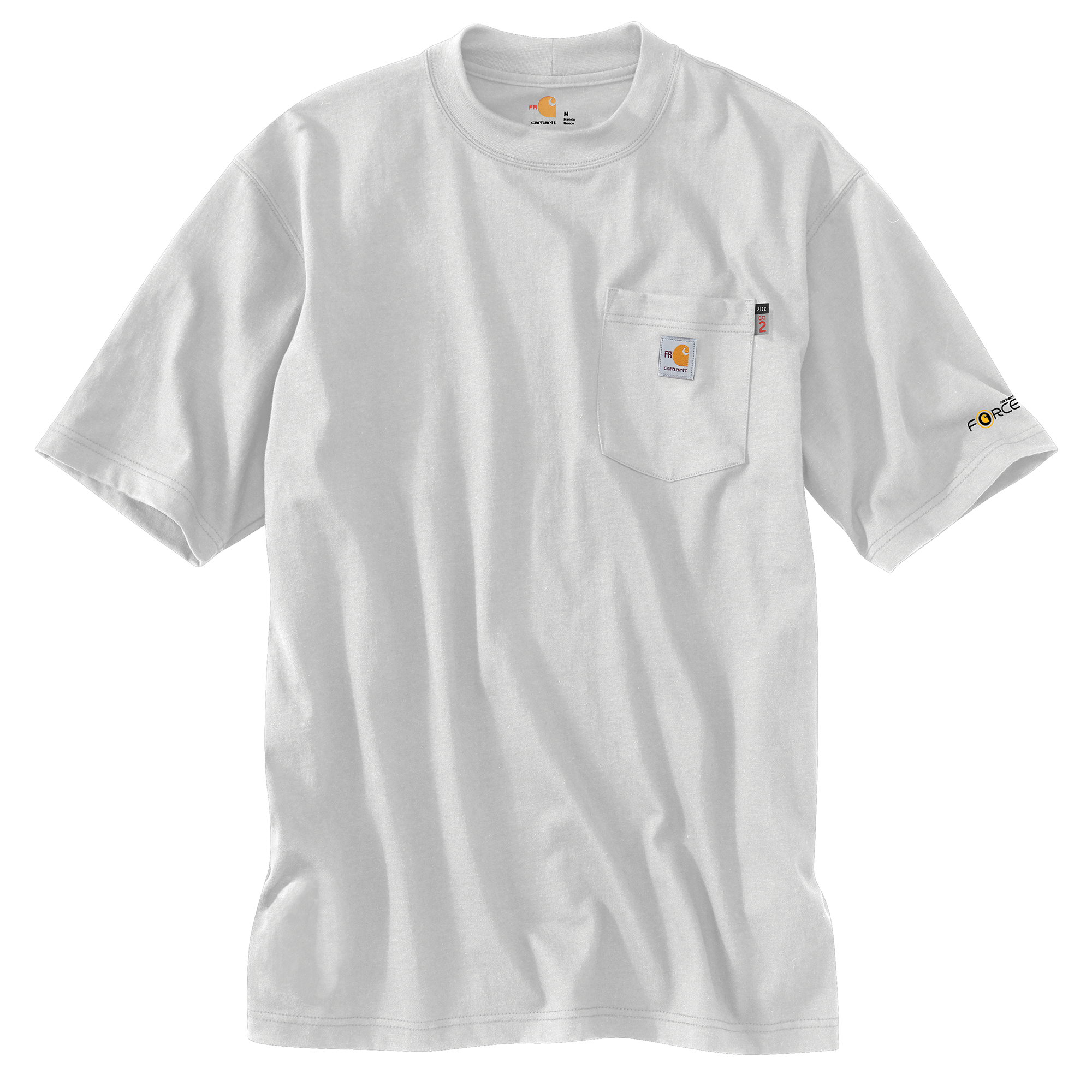 Picture of Carhartt 100234 Mens Flame Resistant Force Loose Fit Midweight Short-Sleeve Pocket T-Shirt
