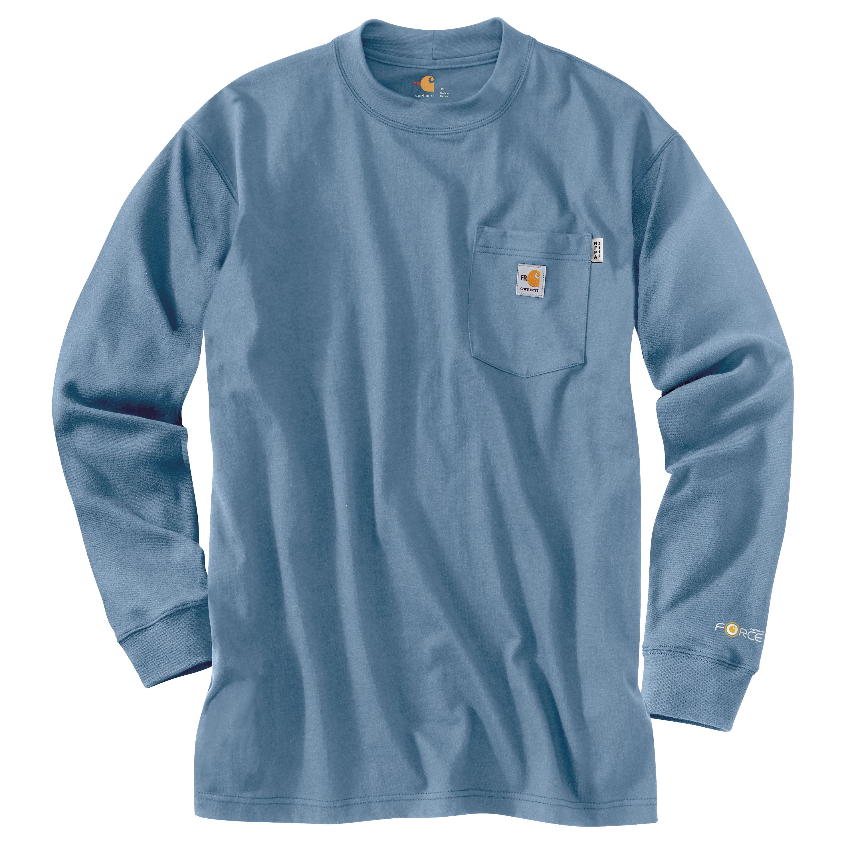 Picture of Carhartt 100235 Mens Flame Resistant Force Loose Fit Midweight Long-Sleeve Pocket T-Shirt