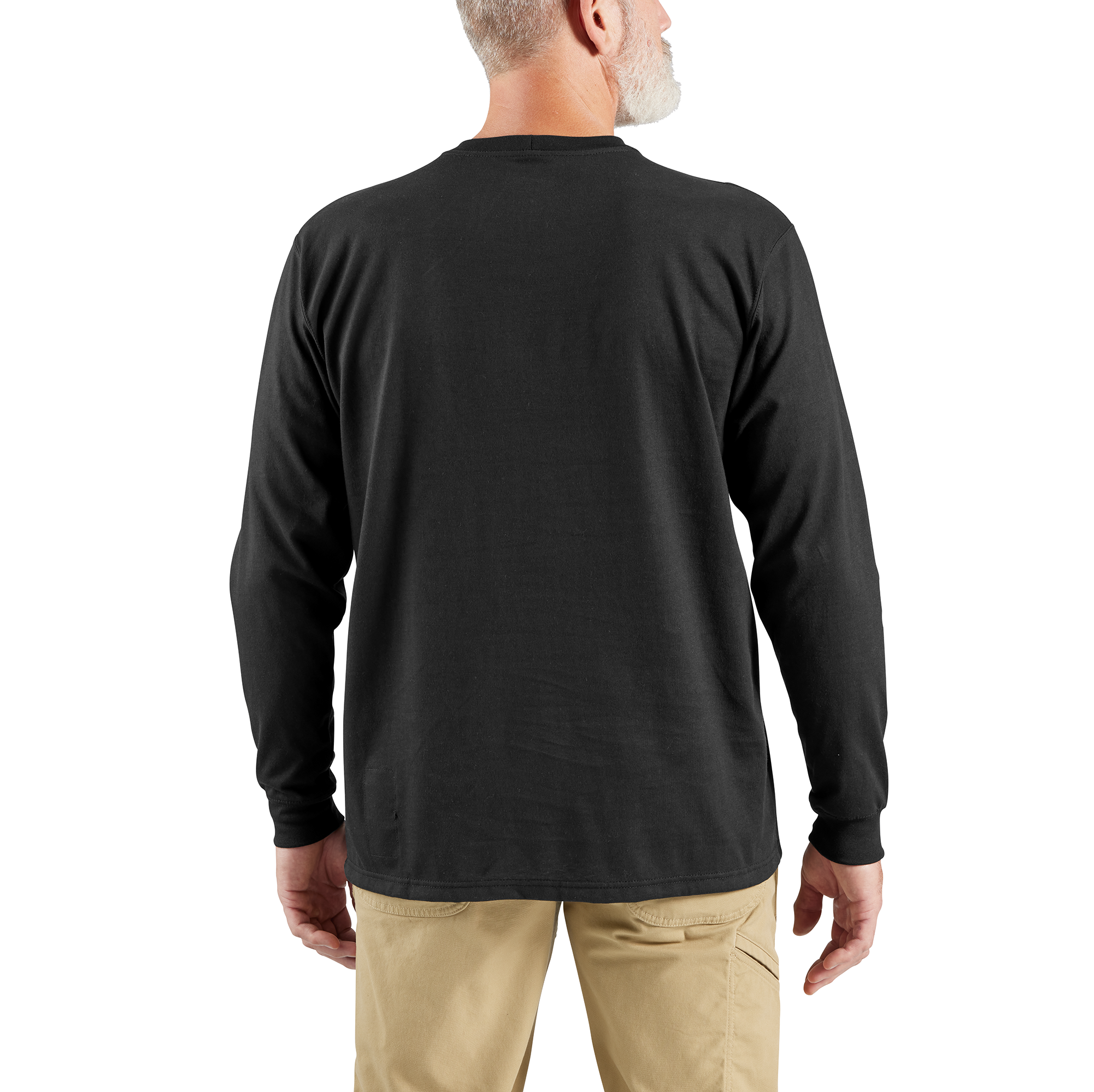 Picture of Carhartt 100235 Mens Flame Resistant Force Loose Fit Midweight Long-Sleeve Pocket T-Shirt