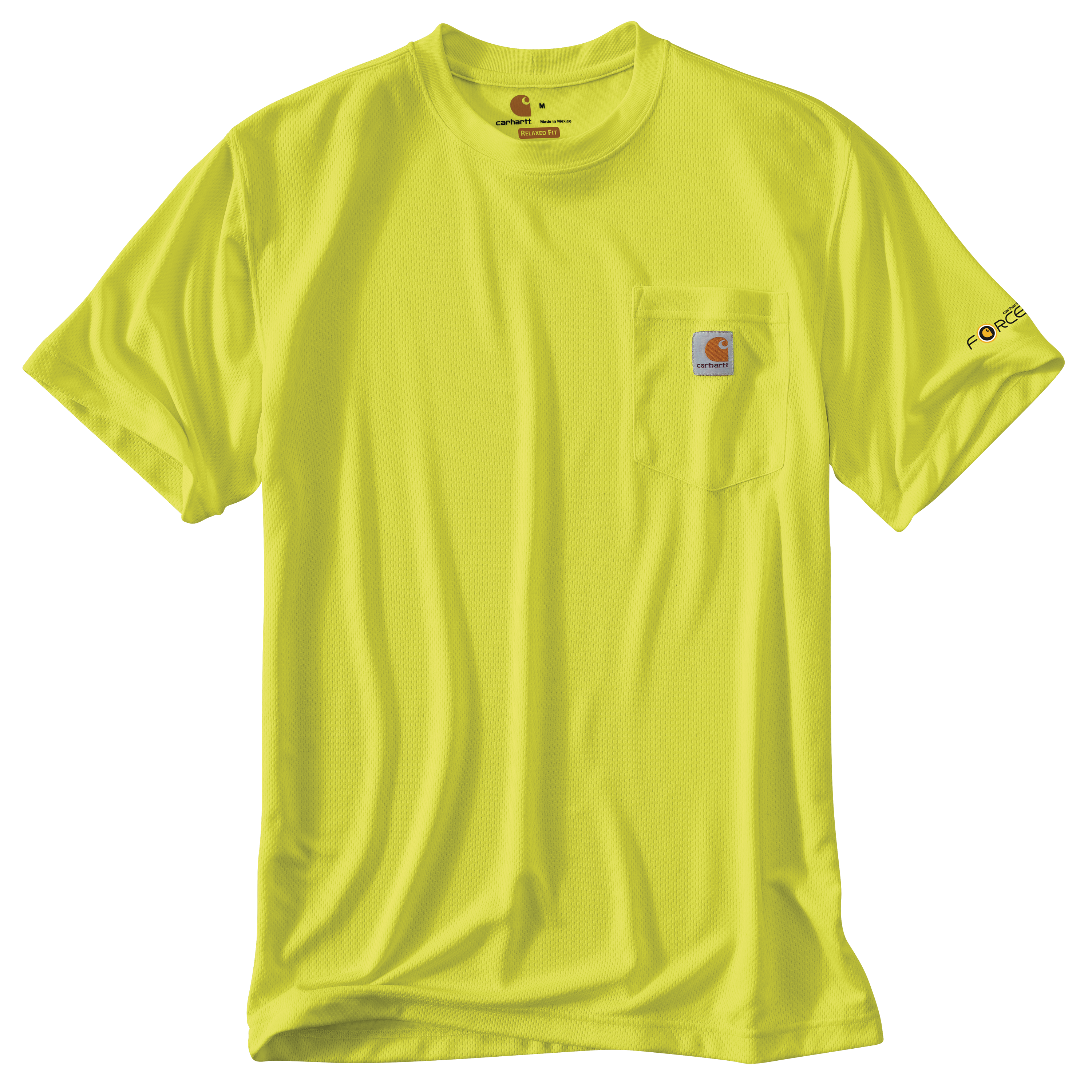 Picture of Carhartt 100493 Mens Force Relaxed Fit Lightweight Color Enhanced Short-Sleeve Pocket T-Shirt