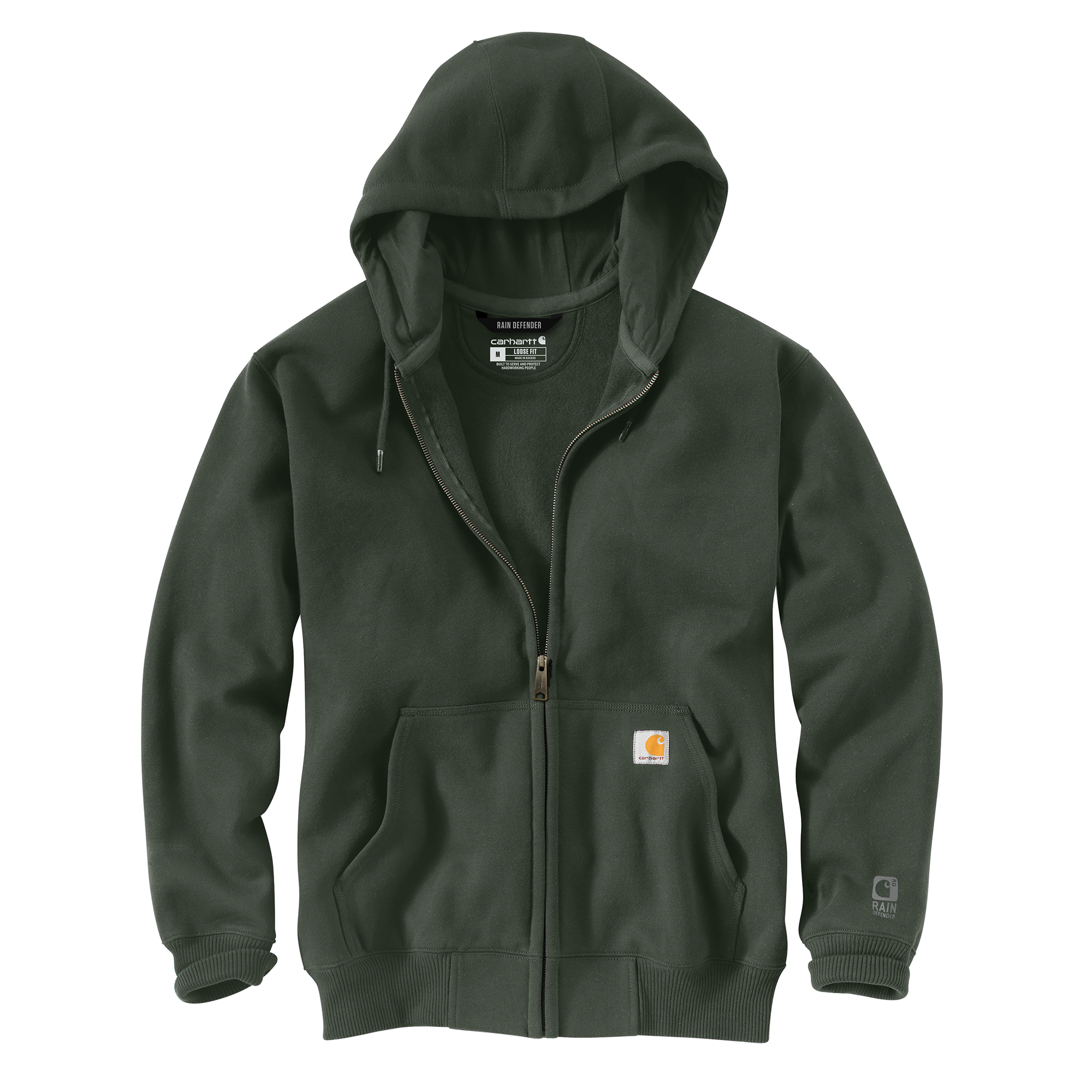 Picture of Carhartt 100614 Mens Rain Defender® Loose Fit Heavyweight Full-Zip Sweatshirt
