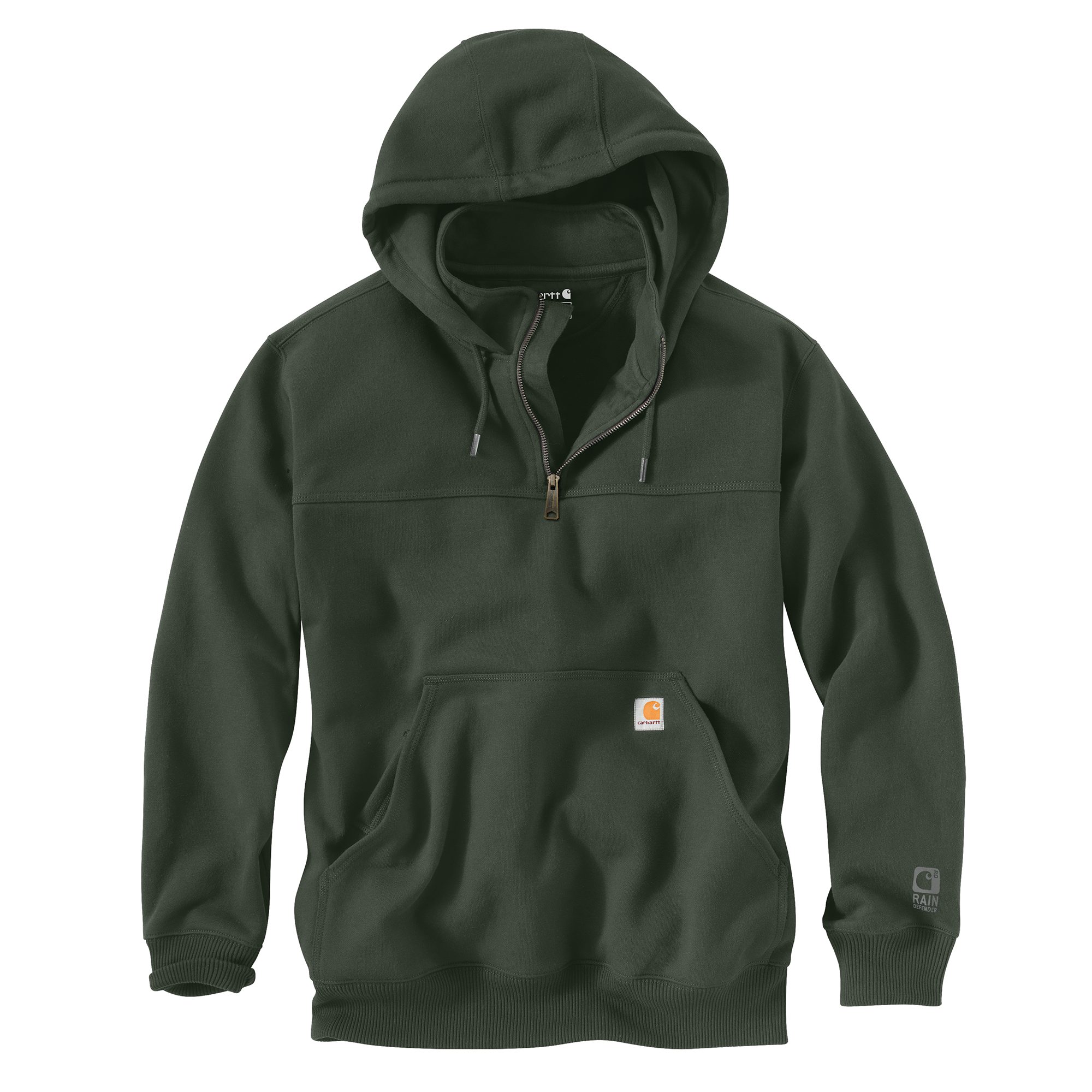 Picture of Carhartt 100617 Mens Rain Defender® Loose Fit Heavyweight Quarter-Zip Sweatshirt